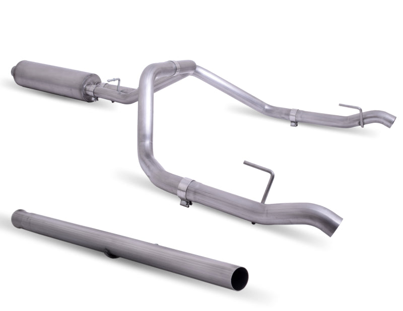 Gibson 19-22 GMC Sierra 1500 Denali 5.3l 3in/2.5in Cat-Back Dual Split Exhaust - Stainless - Mammoth Racing -