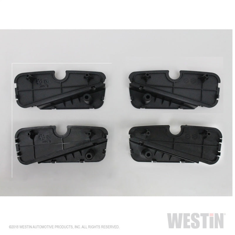 Westin R5 LED Light Kit - 4 End Caps Integrated LED Lights w/ Wiring Harness - Black - Mammoth Racing -