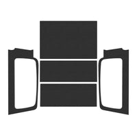 DEI 04-06 Jeep Wrangler LJ Unliminted Leather Look Headliner Complete Kit - Black - Mammoth Racing -