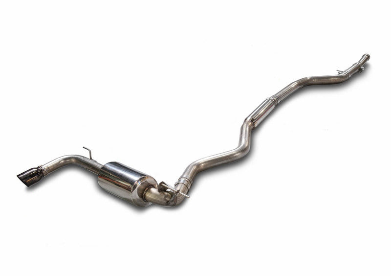 AWE Tuning BMW F30 320i Touring Exhaust w/Performance Mid Pipe - Chrome Silver Tip (90mm) - Mammoth Racing -