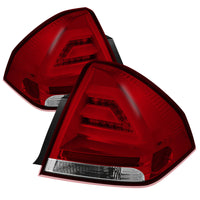 Spyder Chevy Impala 2006-2013 LED Tail Lights Red Clear ALT-YD-CHIP06-LED-RC - Mammoth Racing -