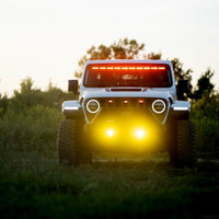 KC HiLiTES Flex ERA 3 Dual Mode SAE Fog Lights - 2-Light Master Kit for Jeep Aftermarket Bumpers - Mammoth Racing -