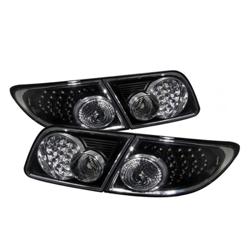 xTune Mazda 6 03-08 4/5DR (Not Fit Wagon) LED Tail Lights - Black (ALT-ON-M603-LED-BK) - Mammoth Racing -