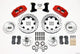 Wilwood Dynapro 6 Front Hub Kit 12.19in Drilled Red 74-80 Pinto/Mustang II Disc Spindle only - Mammoth Racing -