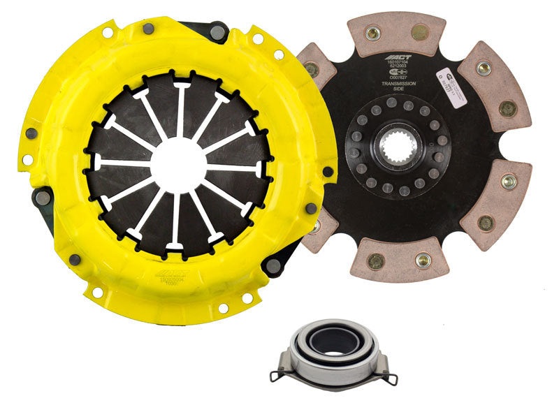ACT 2000 Toyota Echo HD/Race Rigid 6 Pad Clutch Kit - Mammoth Racing -