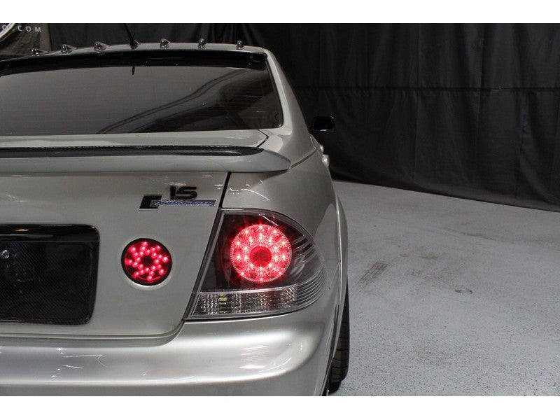 Spyder Lexus IS 300 01-05 LED Tail Lights Black ALT-YD-LIS300-LED-BK - Mammoth Racing -