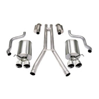 Corsa 04-08 Cadillac XLR 4.6L Polished Sport Cat-Back Exhaust - Mammoth Racing -