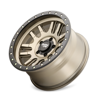 Dirty Life 9309 Canyon Pro 17x9/6x139.7 BP/-12mm Offset/106mm Hub Satin Gold Wheel - Beadlock - Mammoth Racing -
