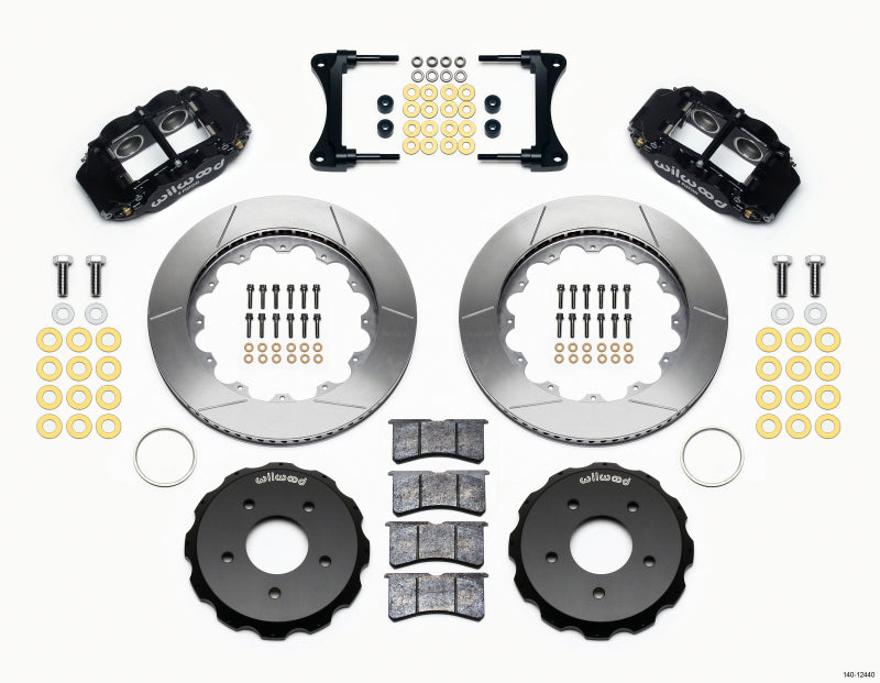 Wilwood Narrow Superlite 4R Front Hat Kit 14.00in 2007-Up Jeep Wrangler - Mammoth Racing -