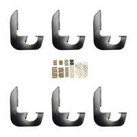 Westin 2004-2010 Dodge/Chrysler Durango Running Board Mount Kit - Black - Mammoth Racing -