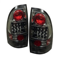 Spyder Toyota Tacoma 05-15 LED Tail Lights Smoke ALT-YD-TT05-LED-SM - Mammoth Racing -