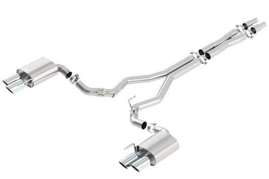 Borla 2018 Ford Mustang GT 5.0L AT/MT (w/o Valves) ATAK 3in Cat-Back Exhaust w/Polished Tips - My Store