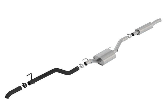 Borla 2020 Jeep Gladiator JT 3.6L V6 AWD S-Type Climber Catback w/ Black Turndown Tip - Mammoth Racing -