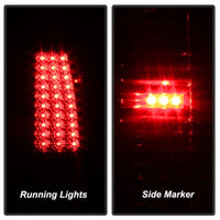 Xtune Chevy Silverado 1500/2500/3500 99-02 LED Tail Lights Red Clear ALT-ON-CS99-LED-RC - Mammoth Racing -