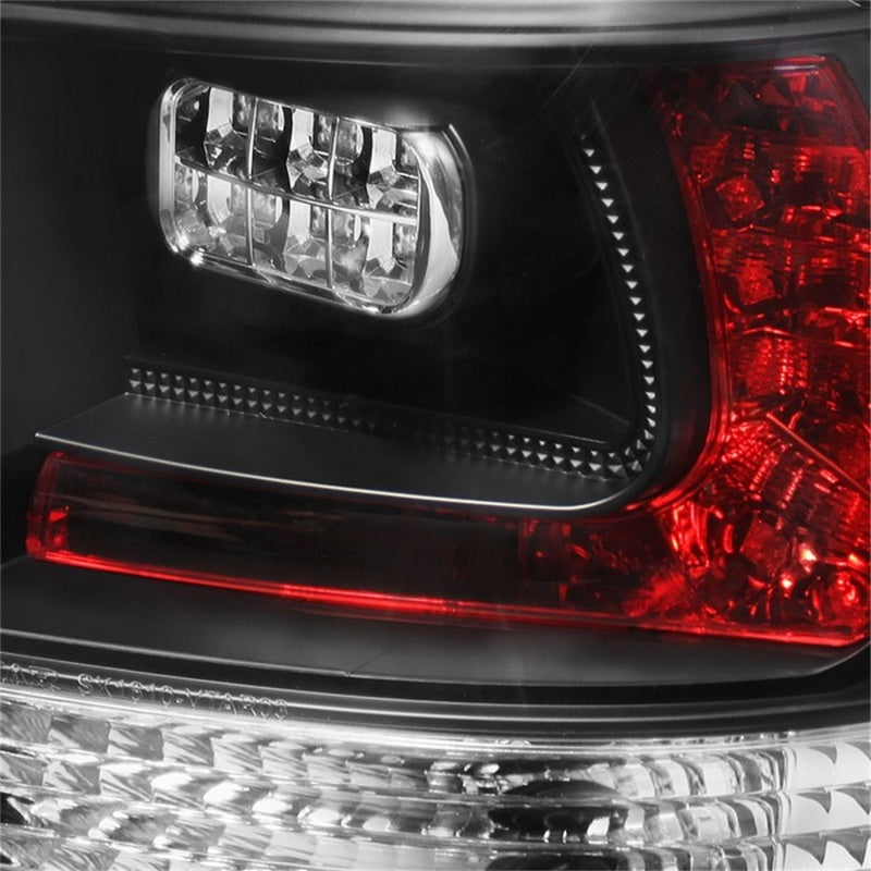 Spyder Volkswagen Touareg 03-07 LED Tail Lights Black ALT-YD-VTOU04-LED-BK - Mammoth Racing -