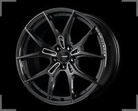 Gram Lights 57fxz 19x8.5 +45 5-112 Super Dark Gunmetal & Machining Rim Edge DC Wheel - Mammoth Racing -