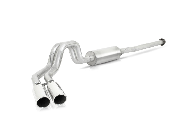 Gibson 15-19 Ford F-150 King Ranch 5.0l 3in/2.5in Cat-Back Dual Sport Exhaust - Stainless - Mammoth Racing -