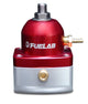 Fuelab 515 EFI Adjustable FPR Large Seat 25-90 PSI (2) -10AN In (1) -6AN Return - Red - Mammoth Racing -