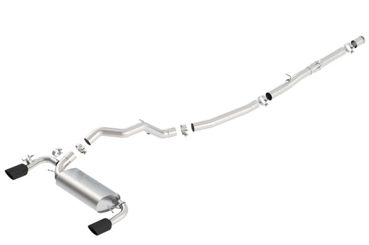 Borla 16-18 Ford Focus RS 2.3L MT AWD ATAK Catback Exhaust w/ Black Chrome Tip - My Store