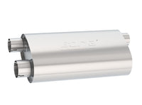 Borla Universal Pro-XS Muffler Oval 3in Inlet/ 2.5in Dual Outlet Transverse Flow Notched Muffler - My Store