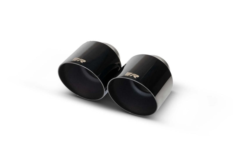 Remus 2019 Toyota GR Supra 115mm Angled Stamped Black Chrome Tail Pipe Set - Mammoth Racing -