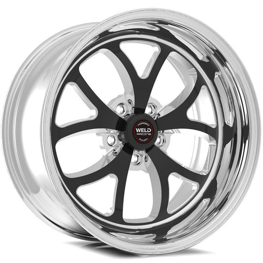 Weld S76 20x11 / 5x115mm BP / 5.8in. BS Black Wheel (High Pad) - Non-Beadlock - Mammoth Racing -