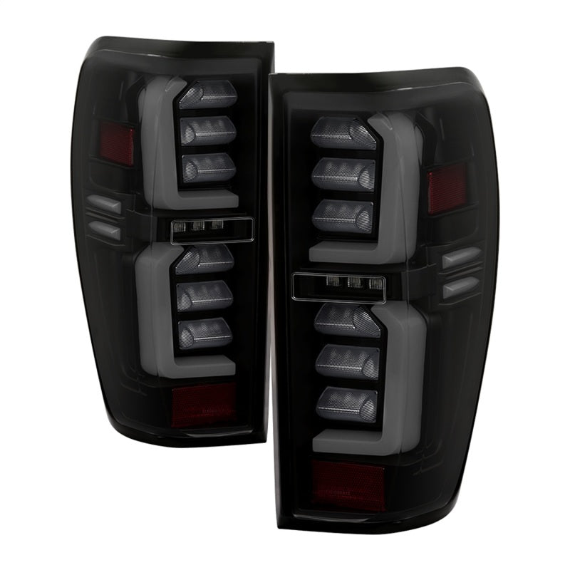 Spyder GMC Sierra 19-20 Incandescent Bulb Model Only LED Tail Lights-Black Smoke ALT-YD-GS19-LED-BSM - Mammoth Racing -