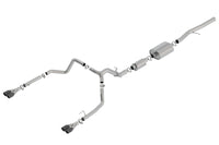 Borla 19 Chevrolet Silverado/GMC Sierra 1500 6.2L SS (S-Type) Catback Exhaust - Black Chrome Tips - My Store
