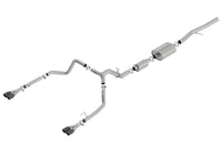 Borla 19 Chevrolet Silverado/GMC Sierra 1500 6.2L SS ATAK Catback Exhaust - Black Chrome Tips - Mammoth Racing -