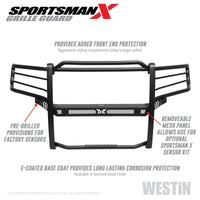 Westin 19-21 Ram 1500 Sportsman X Grille Guard - Textured Black (Excluding Classic & Rebel) - Mammoth Racing -
