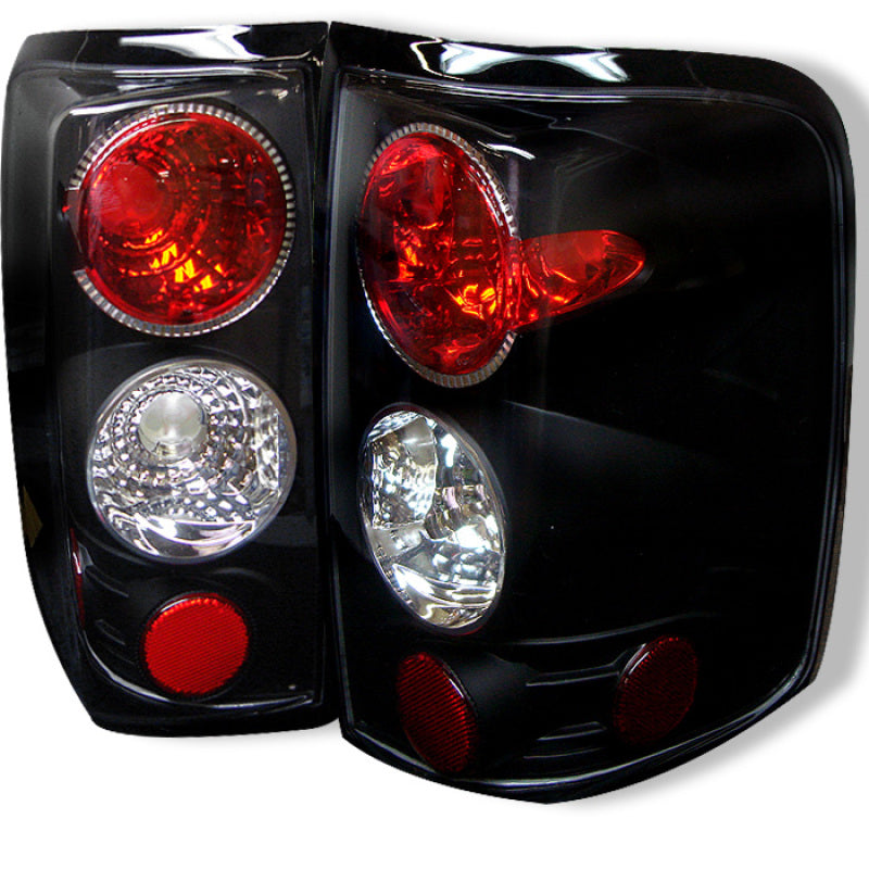 Spyder Ford F150 side 04-08 (Not Fit Heritage & SVT)Euro Tail Lights Blk ALT-YD-FF15004-BK - Mammoth Racing -