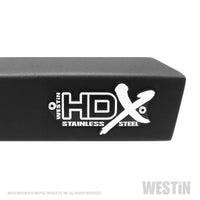Westin 07-18 Jeep Wrangler JKU 4dr. HDX Stainless Drop Nerf Step Bars - Tex. Blk - Mammoth Racing -