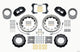 Wilwood Narrow Superlite 4R Front Hat Kit 12.88in Drilled 76-77 Ford Bronco Dana 44 w/Lines - Mammoth Racing -