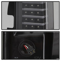 Xtune Hummer H3 06-09 ( Non H3T ) LED Tail Lights Black ALT-ON-HH306-LED-BK - Mammoth Racing -