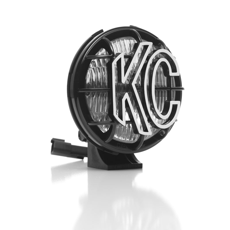 KC HiLiTES Apollo Pro 5in. Halogen Light 55w Fog Beam (Pair Pack System) - Black - Mammoth Racing -