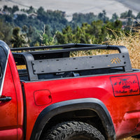 Westin 05-21 Toyota Tacoma 5ft Bed Overland Cargo Rack - Textured Black - Mammoth Racing -