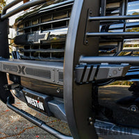 Westin 16-18 Chevy Silverado 1500 Sportsman X Grille Guard - Textured Black - Mammoth Racing -