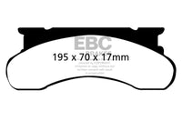 EBC 77-91 Ford Econoline E250 4.6 Yellowstuff Front Brake Pads - My Store