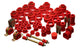 Energy Suspension 92-97 Chevy Suburban 4WD Red Hyper-flex Master Bushing Set - Mammoth Racing -