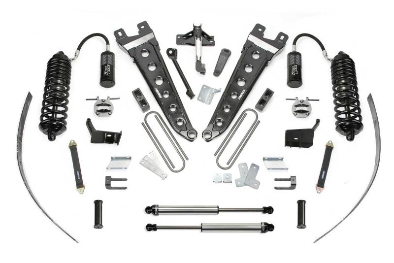Fabtech 11-16 Ford F250 4WD w/o Factory Overload 8in Rad Arm Sys w/4.0 R/R & 2.25 - Mammoth Racing -