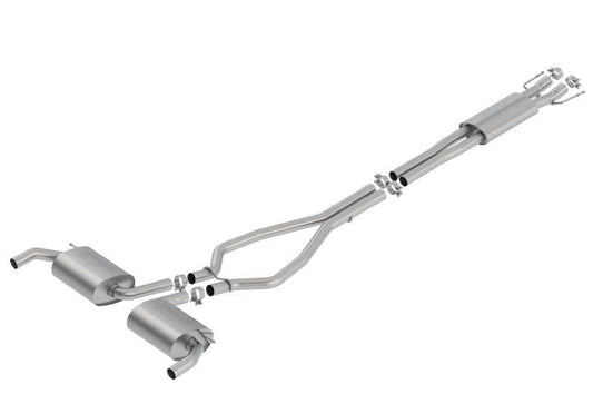 Borla 2019 Ford Edge ST 2.7L V6 AT AWD 4DR 2.25in S-Type Catback Exh (For Use w/Factory Fascia Tips) - Mammoth Racing -