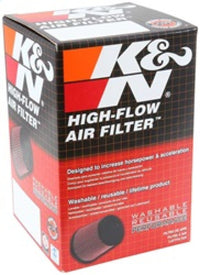 K&N Universal Custom Air Filter - Oval - Red - 51mm Neck Flange - Mammoth Racing -