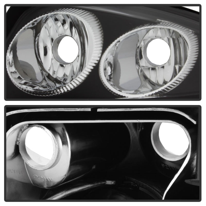 Spyder 02-05 Audi A4 (Excl Convertible/Wagon) Euro Style Tail Lights - Black (ALT-YD-AA402-BK) - Mammoth Racing -