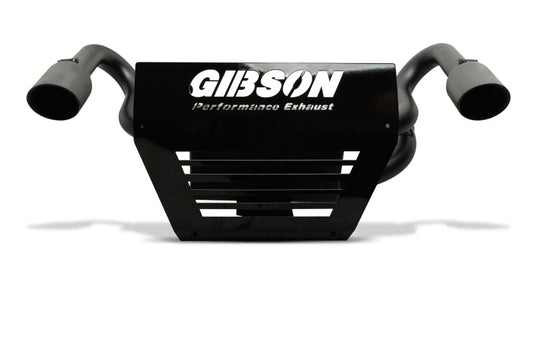 Gibson 15-17 Polaris RZR XP 1000 EPS Base 2.25in Dual Exhaust - Black Ceramic - Mammoth Racing -