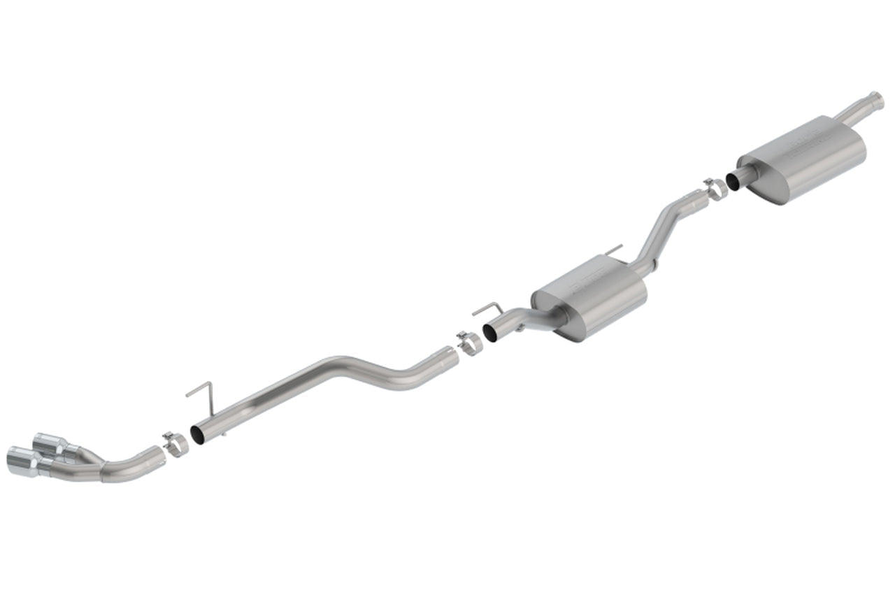 Borla 2020 Jeep Gladiator JT 3.6L V6 AWD Touring Catback w/ Dual Black Tips - Mammoth Racing -