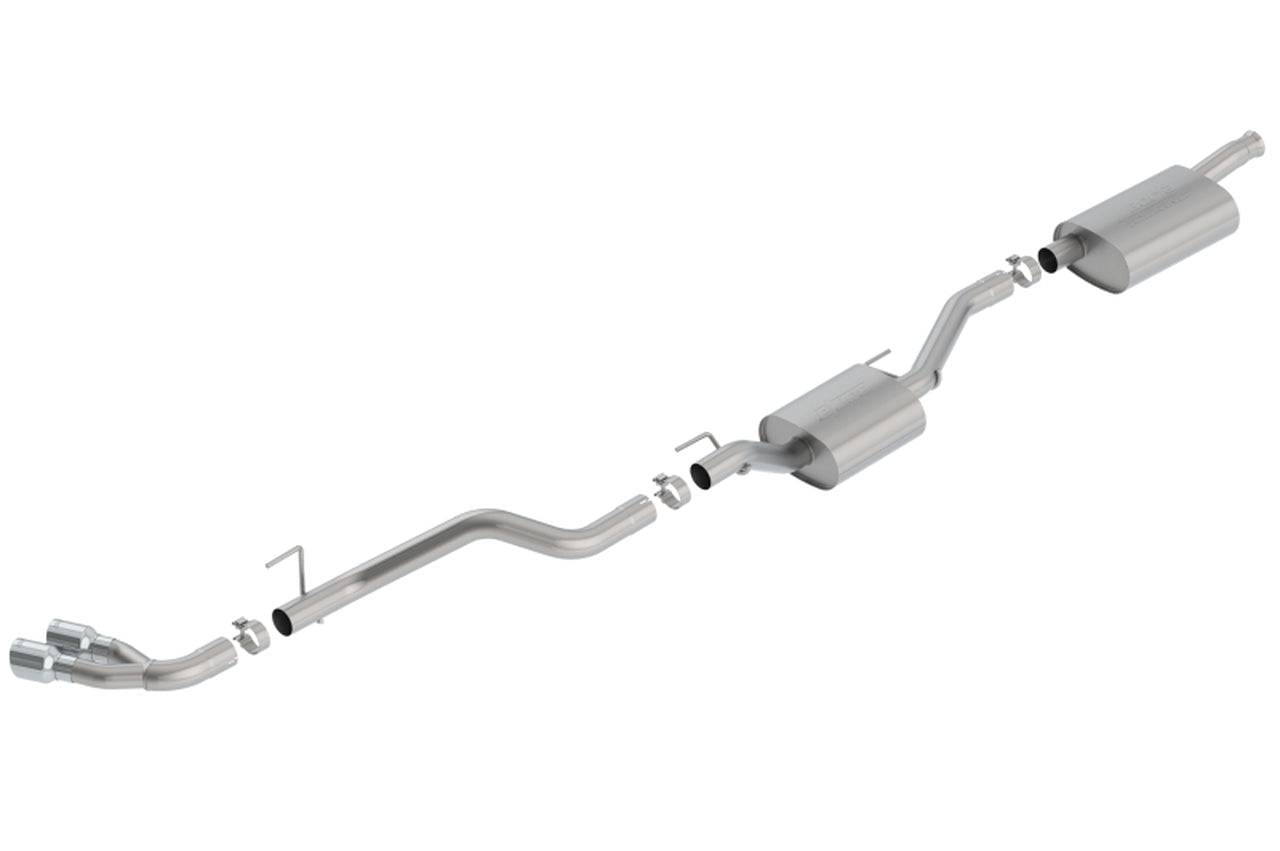 Borla 2020 Jeep Gladiator JT 3.6L V6 AWD Touring Dual Side Catback w/ Chrome Tips - Mammoth Racing -