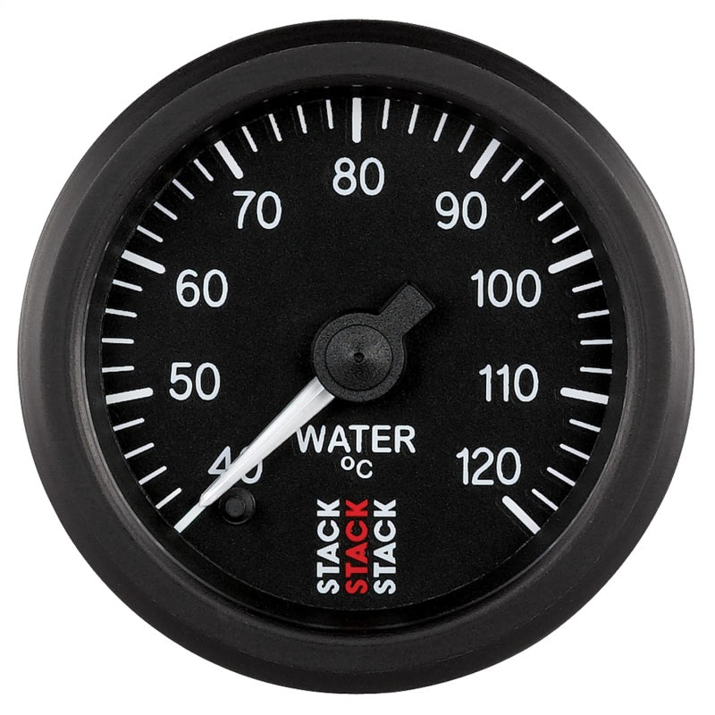 Autometer Stack 52mm 40-120 Deg C 1/8in Nptf Male Pro Stepper Motor Water Temp Gauge - Black - My Store