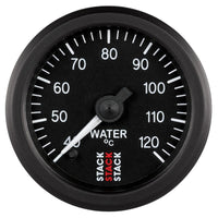 Autometer Stack 52mm 40-120 Deg C 1/8in Nptf Male Pro Stepper Motor Water Temp Gauge - Black - My Store