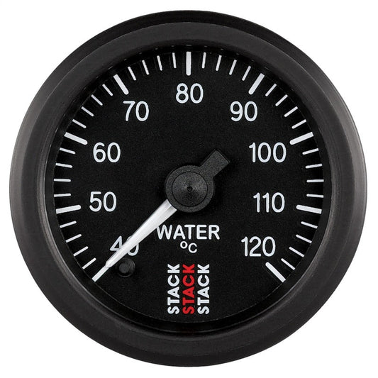 Autometer Stack 52mm 40-120 Deg C 1/8in Nptf Male Pro Stepper Motor Water Temp Gauge - Black - My Store