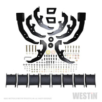 Westin 2020 Chevy Silverado 2500/3500 Crew Cab (6.5ft Bed) PRO TRAXX Oval W2W Nerf Step Bars - Black - Mammoth Racing -